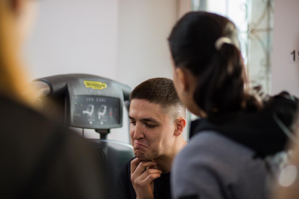 Практика инструкторов в тренажерном зале