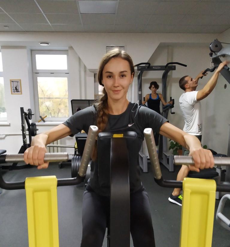 Практика инструкторов в тренажерном зале