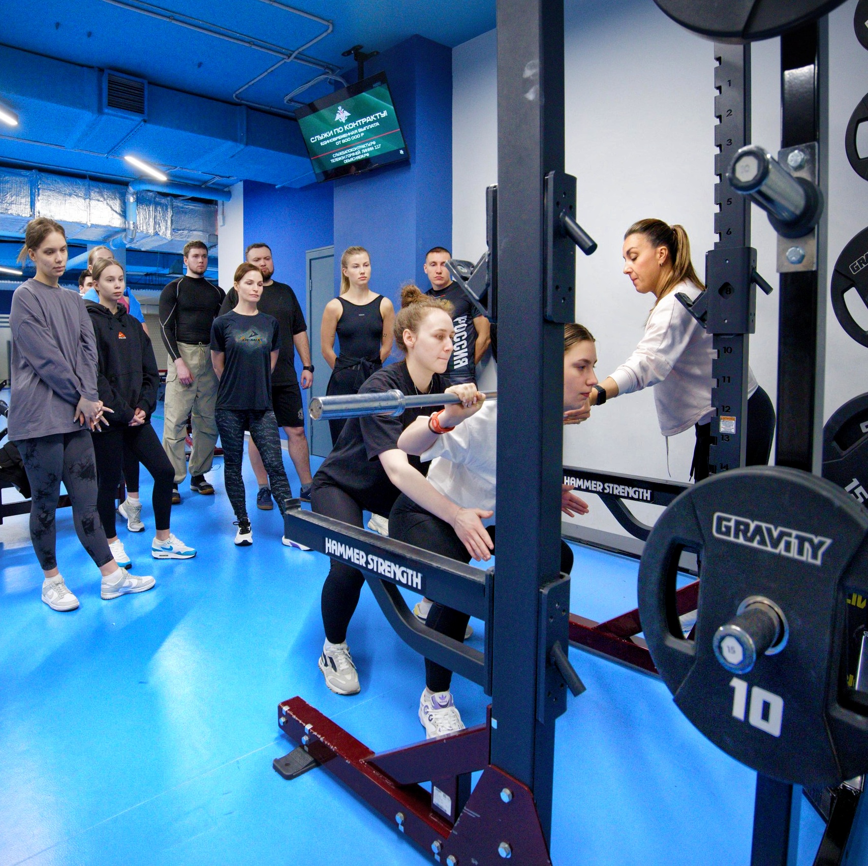 Практика в тренажерном зале